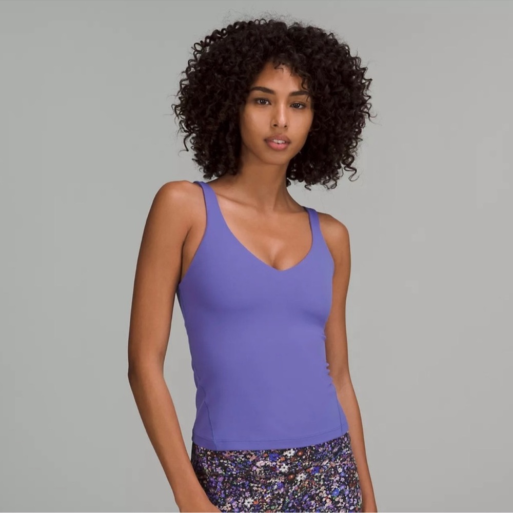 Lululemon waist length align tank top in purple